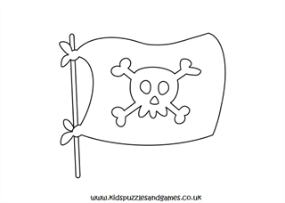 Jolly roger flag louring page