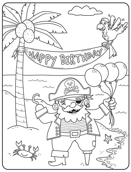 Happy birthday pirate