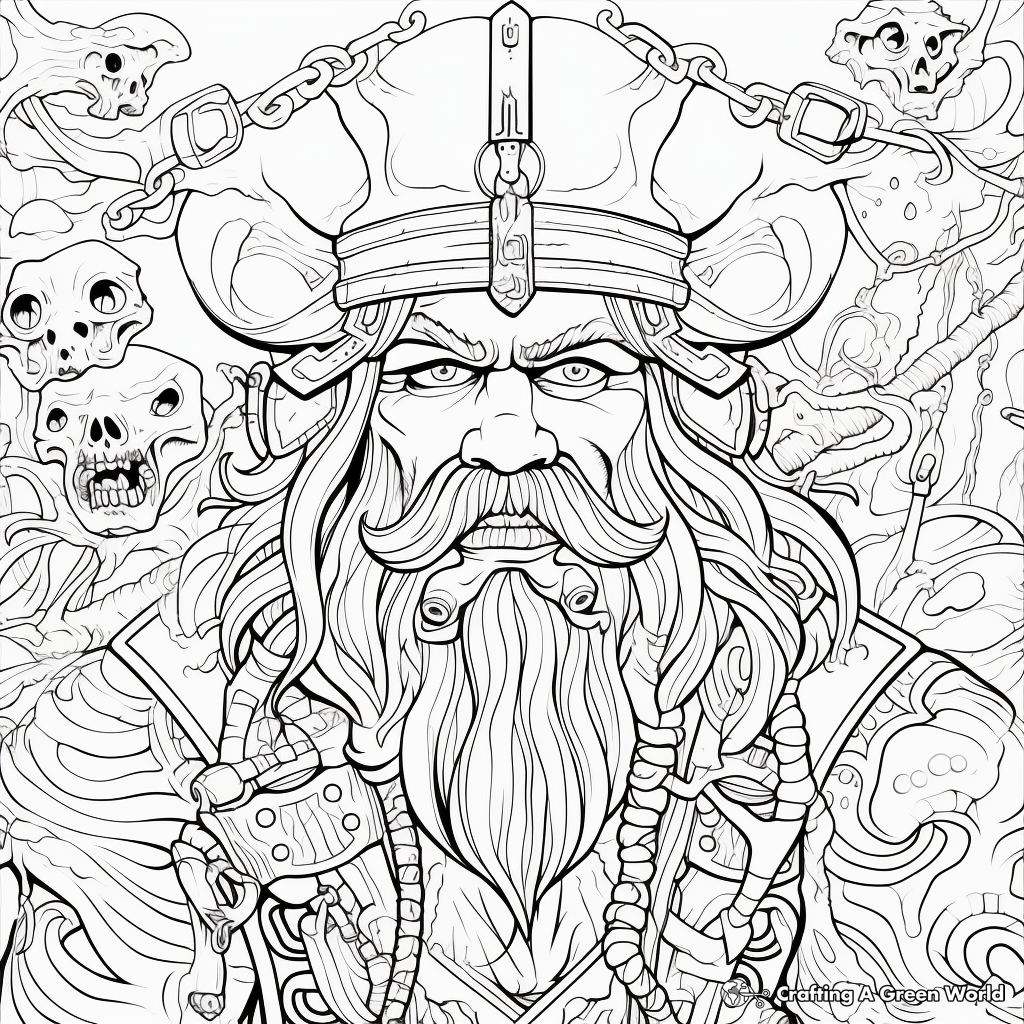 Pirate coloring pages