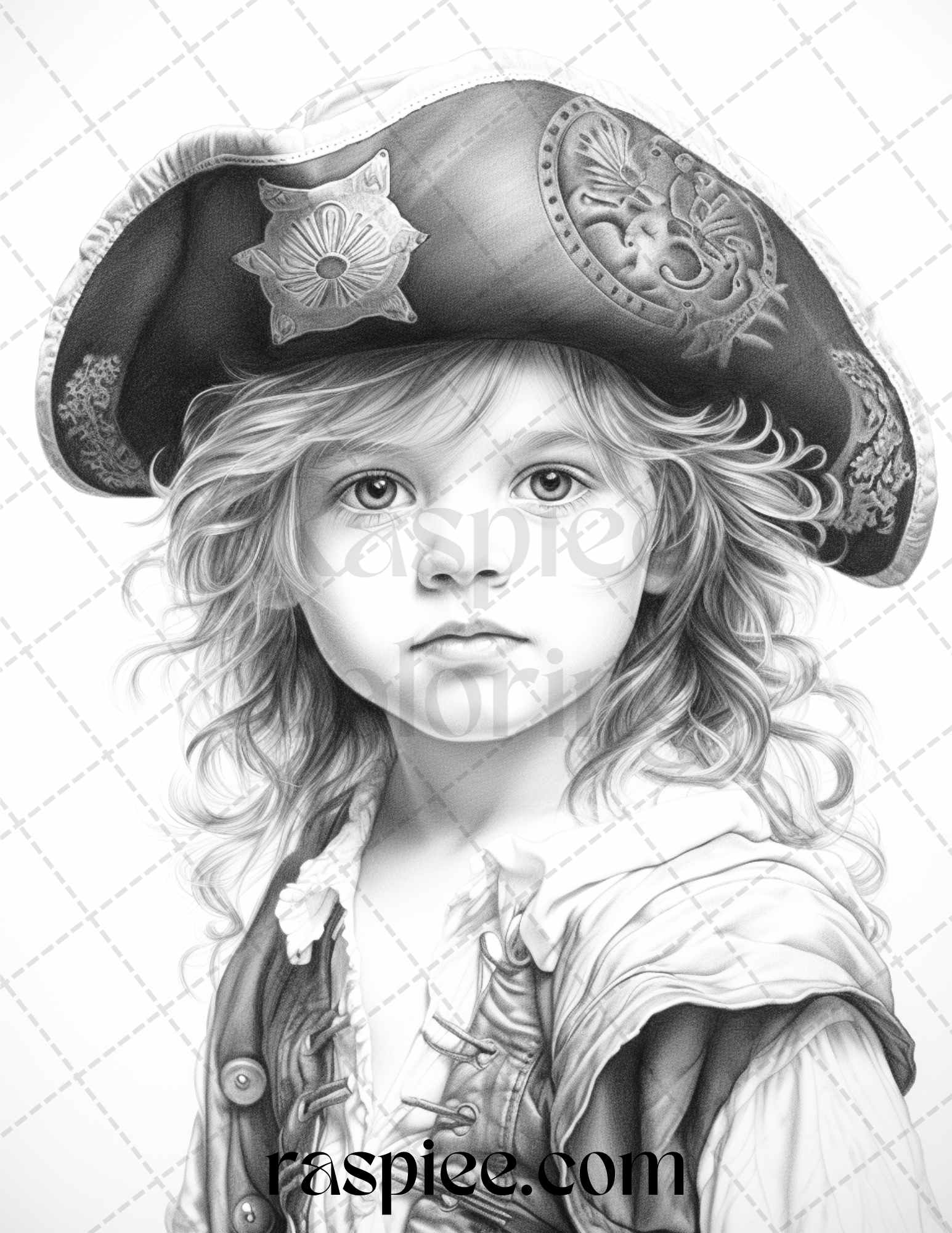 Adorable pirates grayscale coloring pages printable for adults pdf â coloring