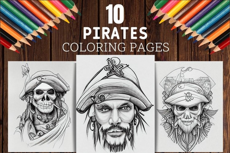 Pirates coloring pages