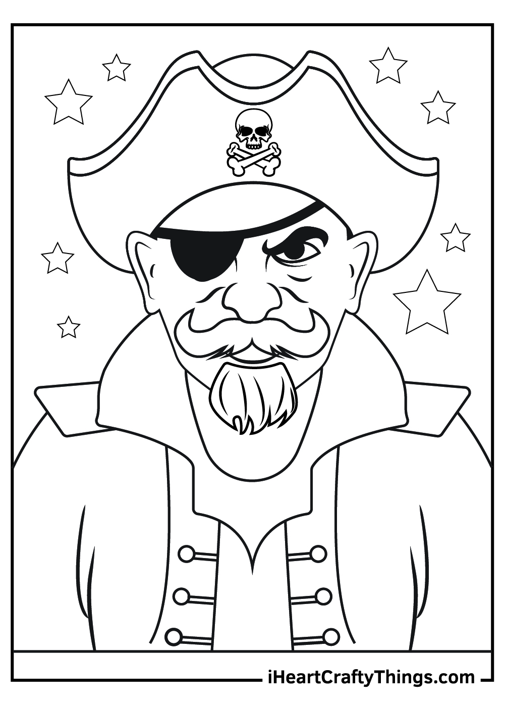 Pirates coloring pages free printables