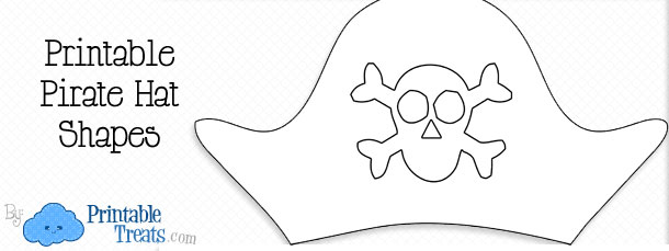 Pirate hat template printable free