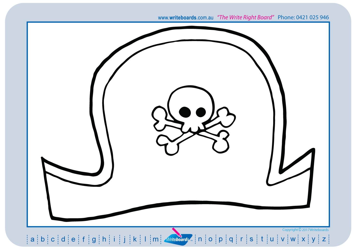 Pirate related drawing worksheets childrens writing board