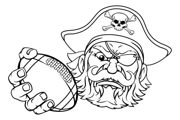 Paper pirate hat stock illustrations royalty