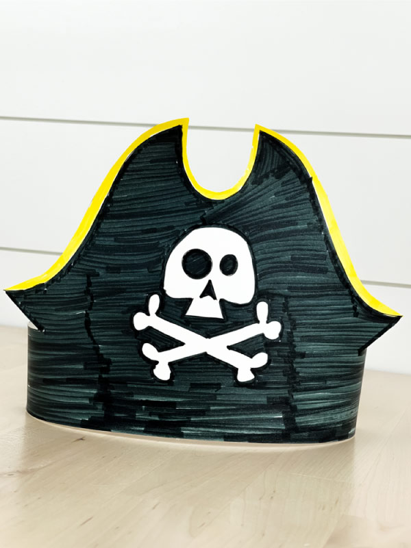 Free printable pirate headband for kids