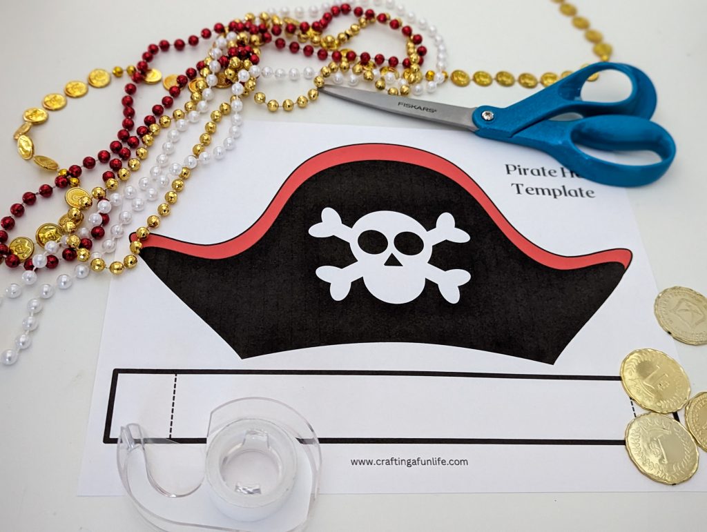 Free pirate hat printable that kids will love