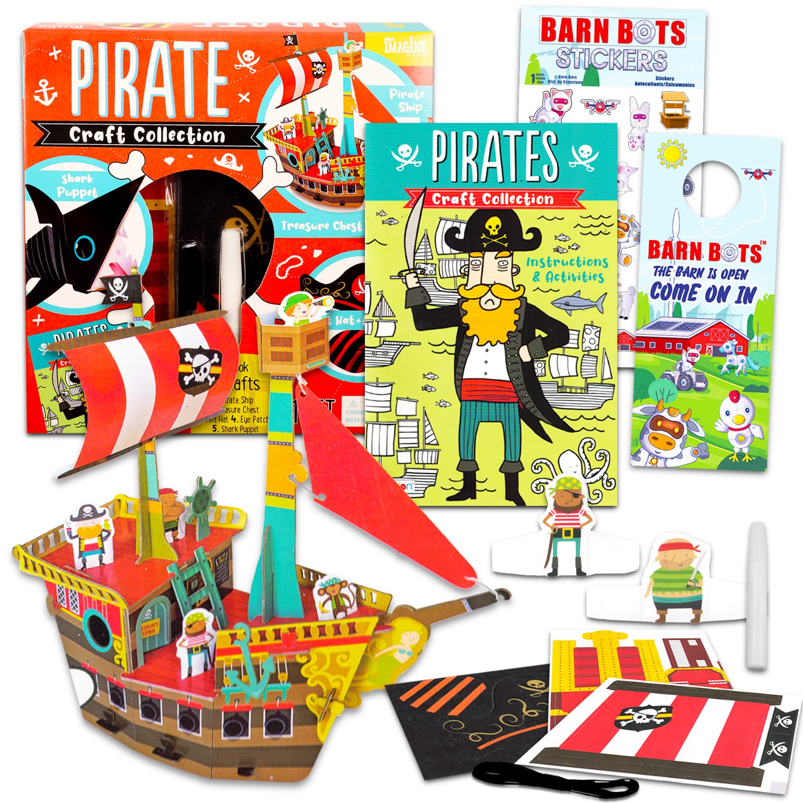 Pirates diy crafts collection for kids