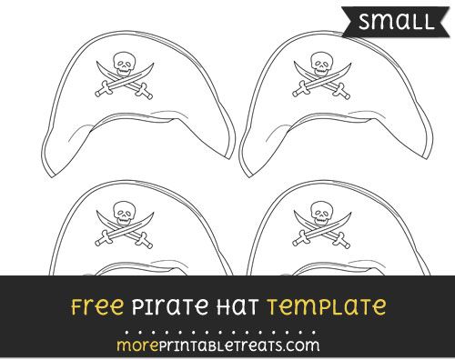 Free pirate hat template