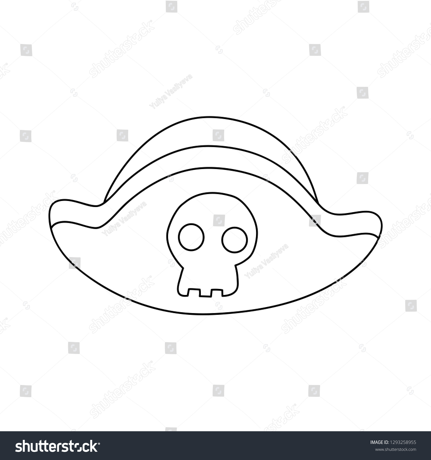 Pirate hat stencil images stock photos d objects vectors