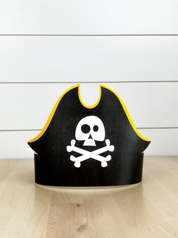 Free printable pirate headband for kids