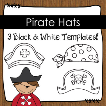 Pirate hat templates talk like a pirate day by joelle erich tpt