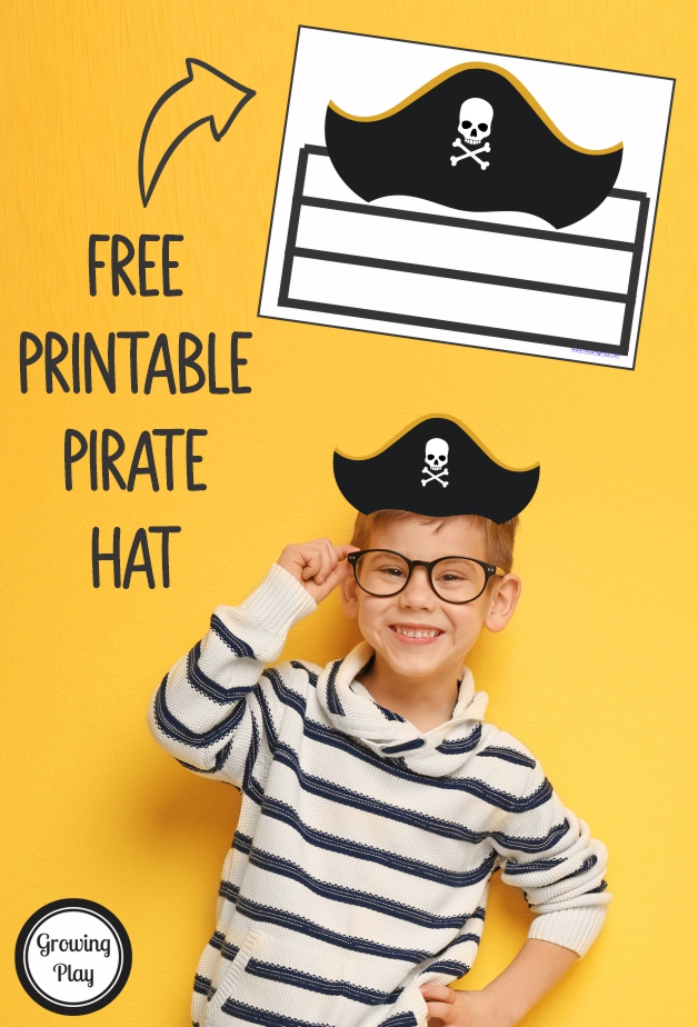 Pirate hat printable