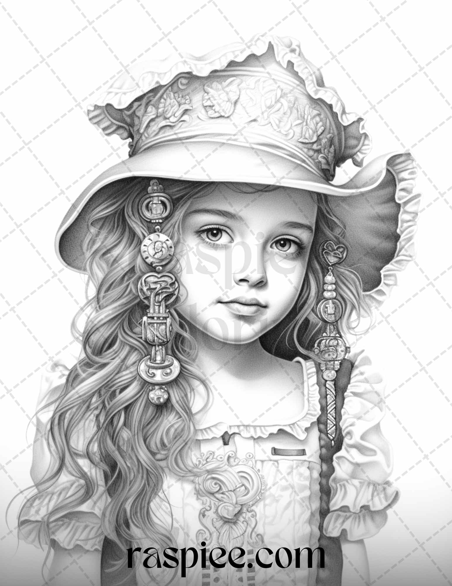 Adorable pirates grayscale coloring pages printable for adults pdf â coloring