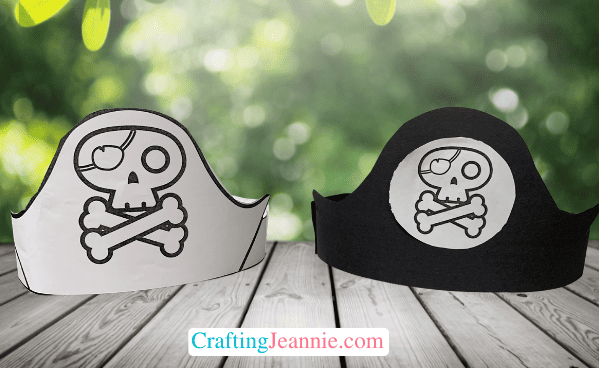 Pirate hat craft free template