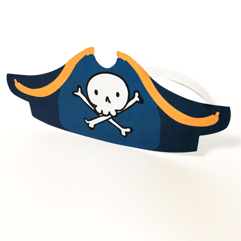 Free printable blue pirate hat creative center