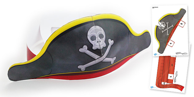 Pirate hat template