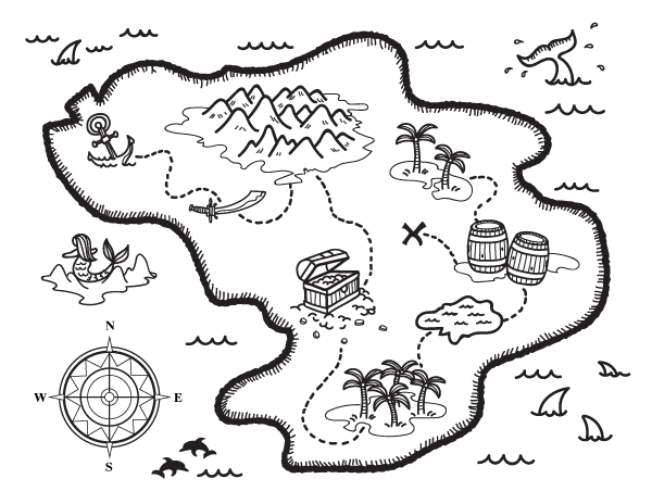 Free treasure map coloring page download it at httpsmuseprintablesdownloadcoloring