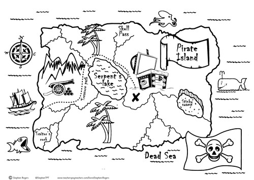 Pirate treasure map teaching resources