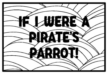 If i were a pirates parrot pirate coloring pages pirate classroom quotes