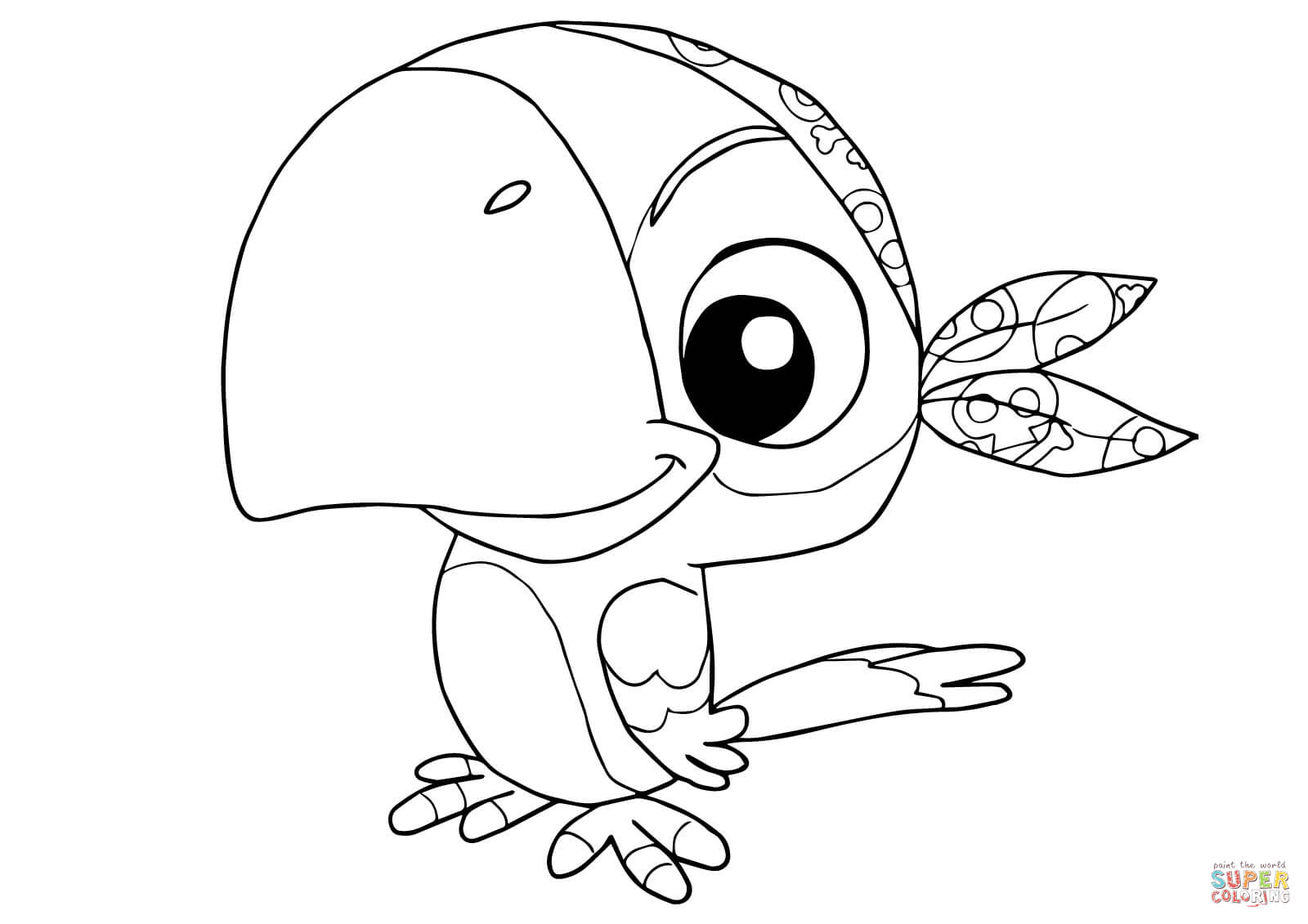 Skully from jake and the neverland pirates coloring page free printable coloring pages