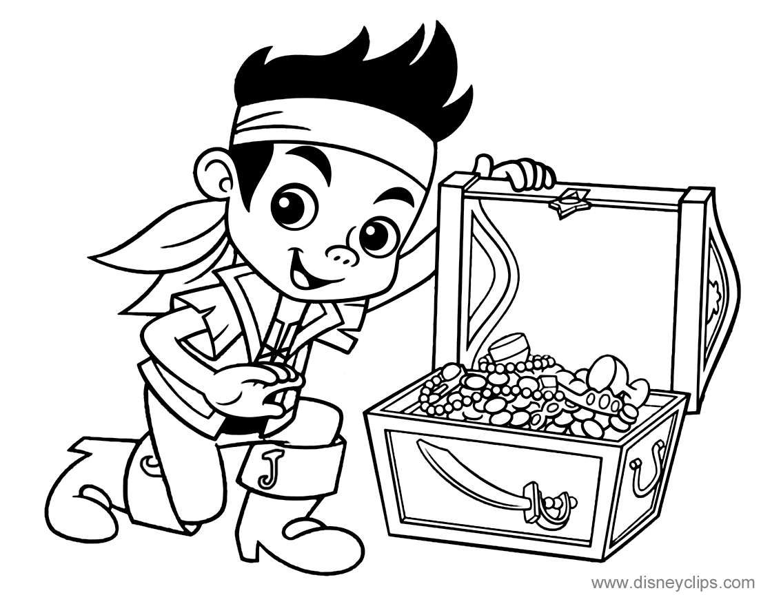 Jake and the neverland pirates coloring pages