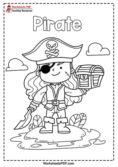 Pirates coloring pages