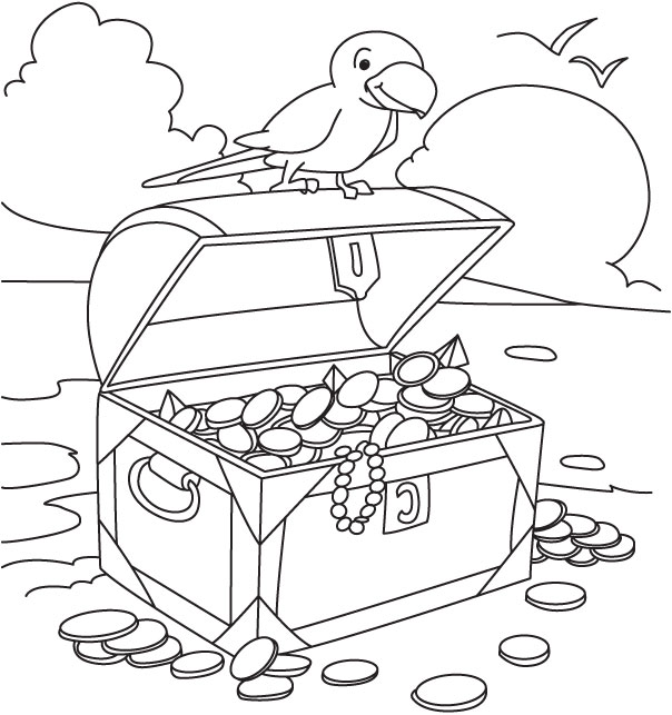 Pirate treasure coloring page download free pirate treasure coloring page for kids best coloring pages