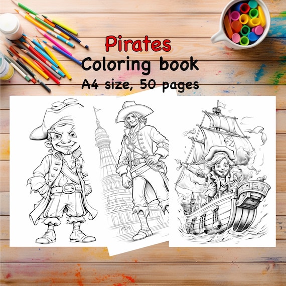 Pirates coloring book pirate coloring page pirates coloring colouring book kids coloring pages coloring sheets kids printable coloring