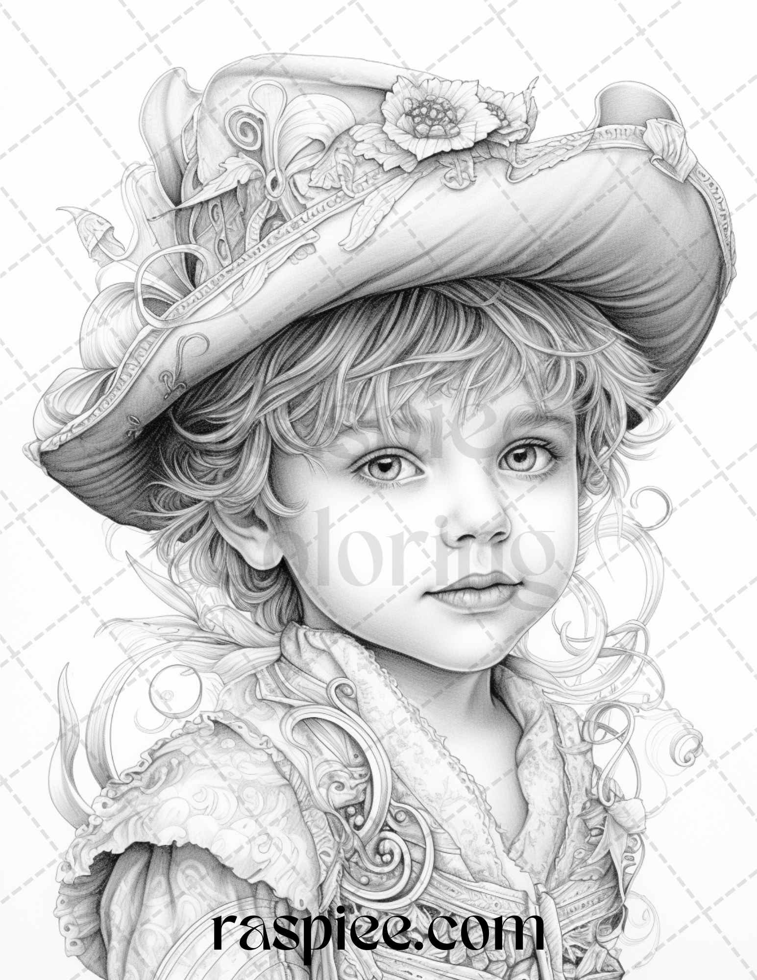 Adorable pirates grayscale coloring pages printable for adults pdf â coloring