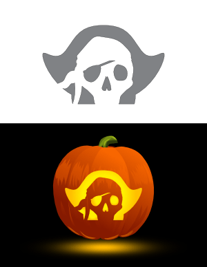 Free printable skull pumpkin stencils page