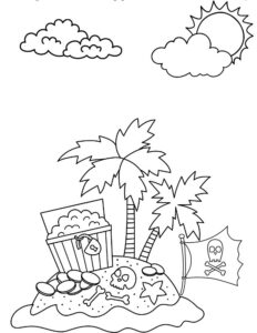 Pirate coloring pages free printable sheets