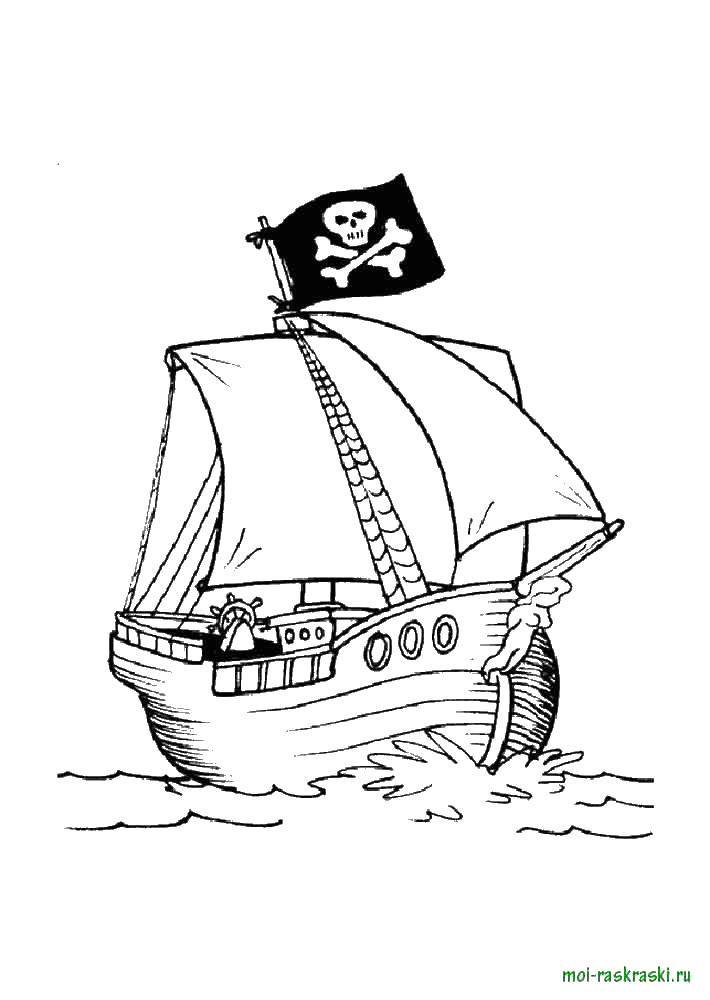 Online coloring pages coloring page pirate ship ships download print coloring page