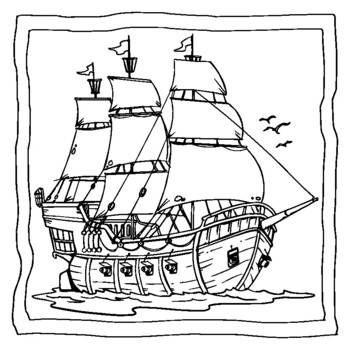 Ships coloring book for kids ships coloring pages by abdell hida