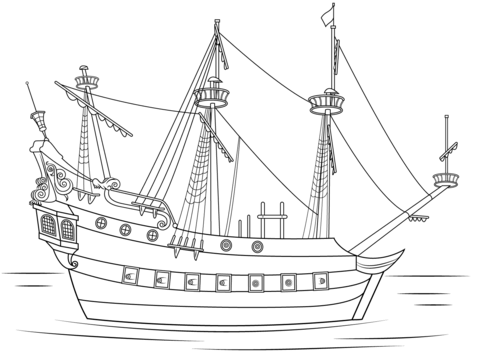 Captain hook pirate ship coloring page free printable coloring pages