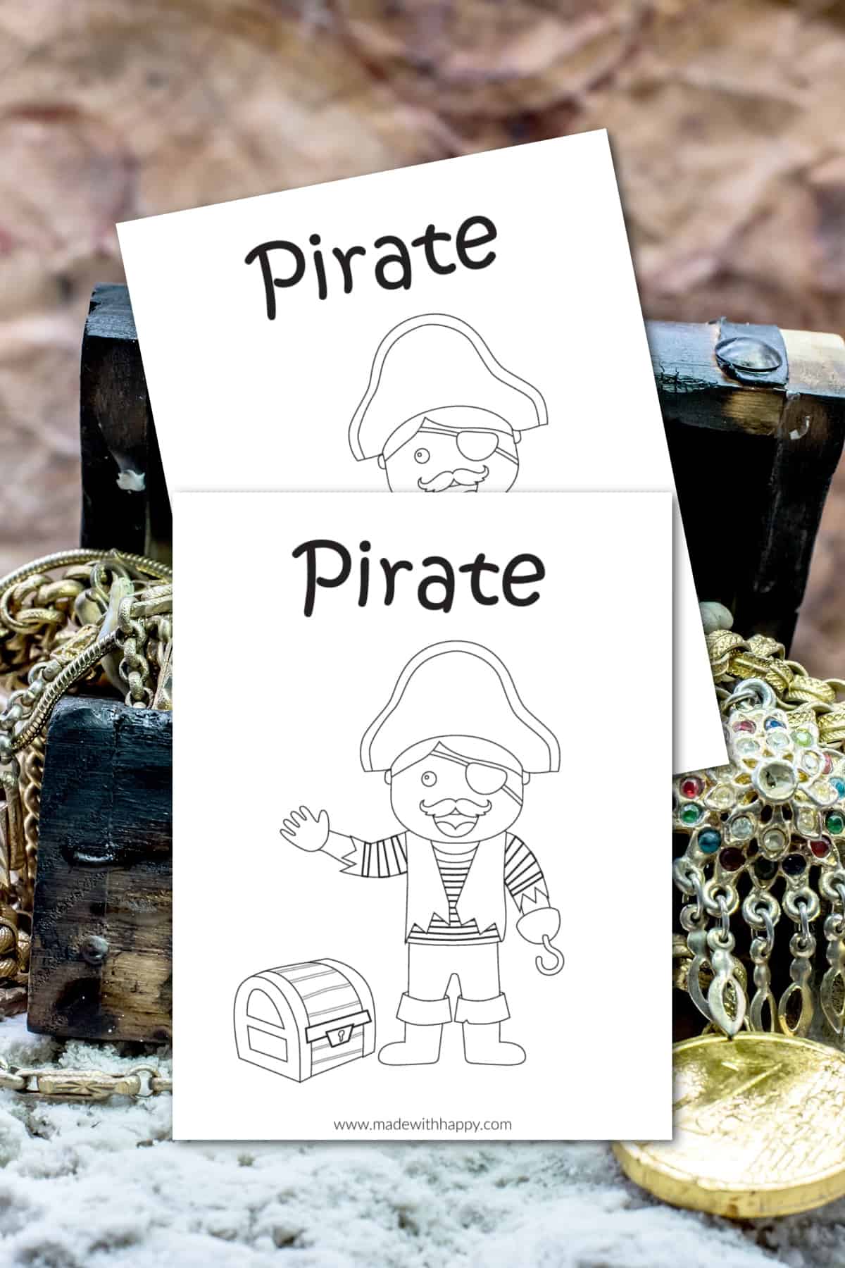 Free printable pirate coloring pages