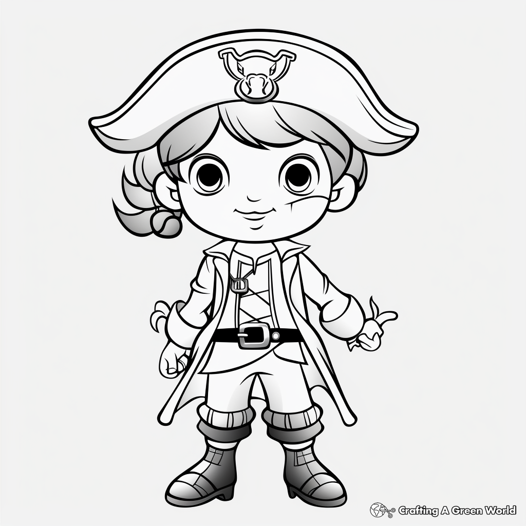 Pirate coloring pages