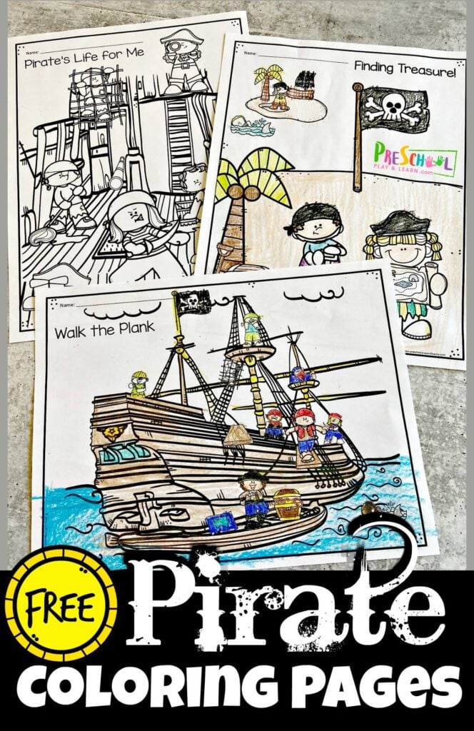 Â free printable pirate coloring pages