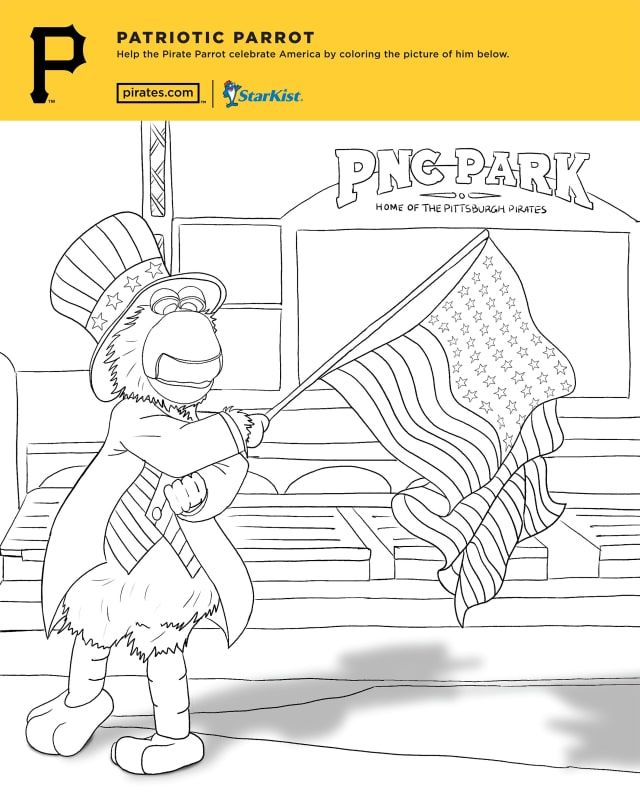 Pittsburgh pirates coloring pages word searches and more pirate coloring pages kids giveaway pirates