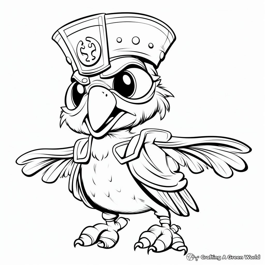 Pirate coloring pages