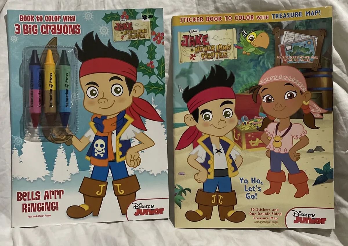 Disney jake and the never land pirates activity sticker book christmas lot