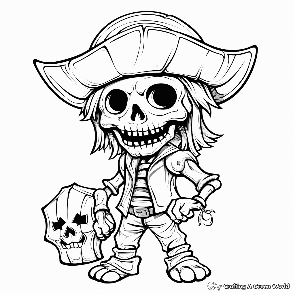 Pirate coloring pages