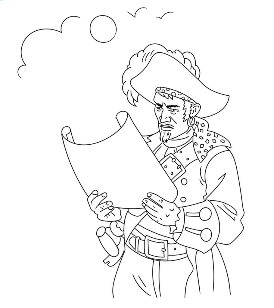 Top pirates of the caribbean coloring pages for toddlers