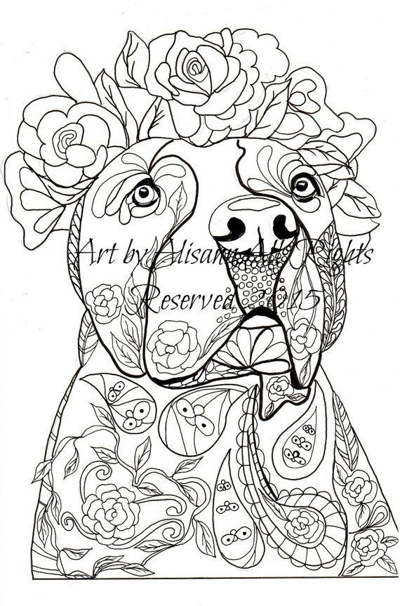 Love dogs coloring book for adults vol by abeesartstudio dog coloring book dog coloring page puppy coloring pages