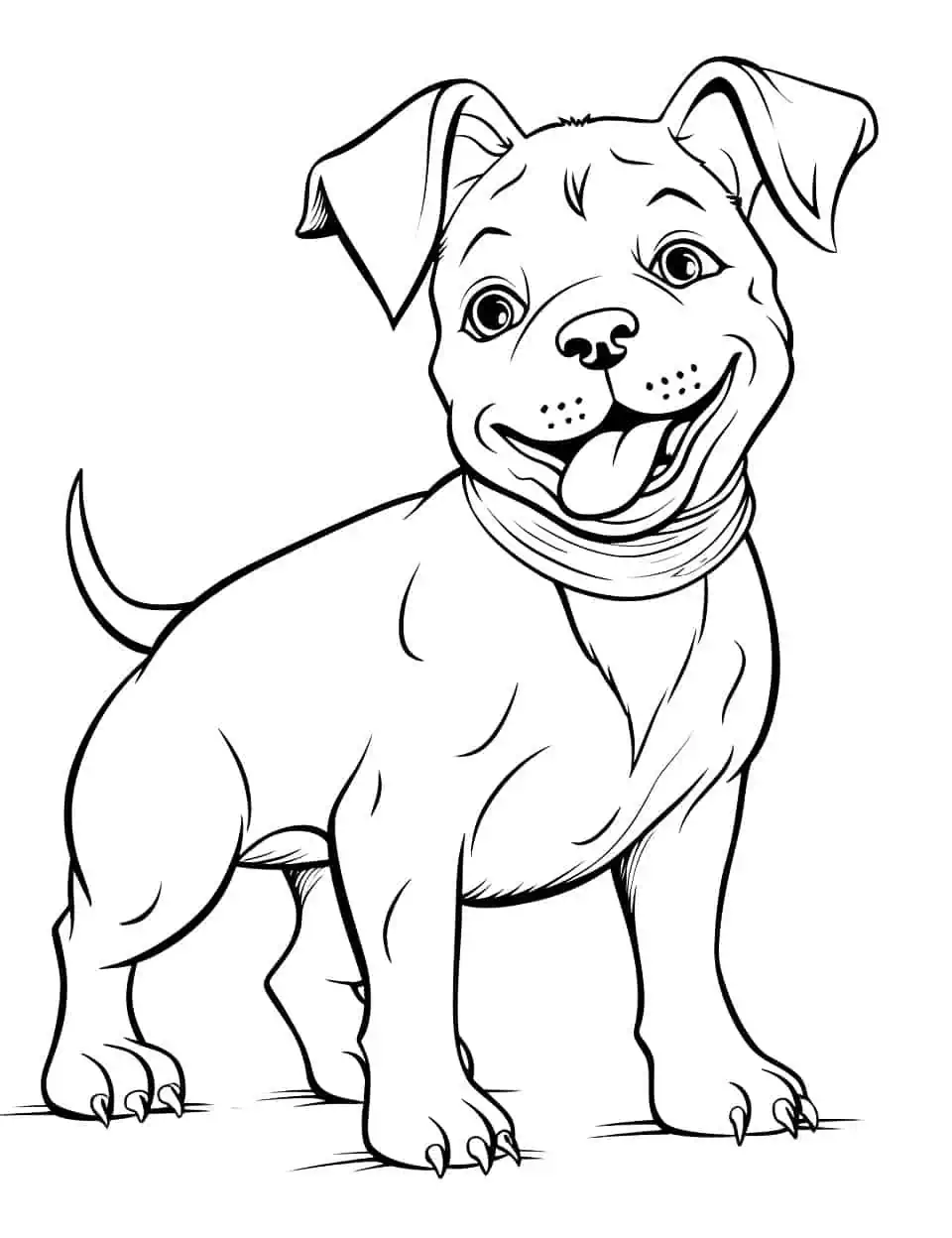 Dog coloring pages free printable sheets