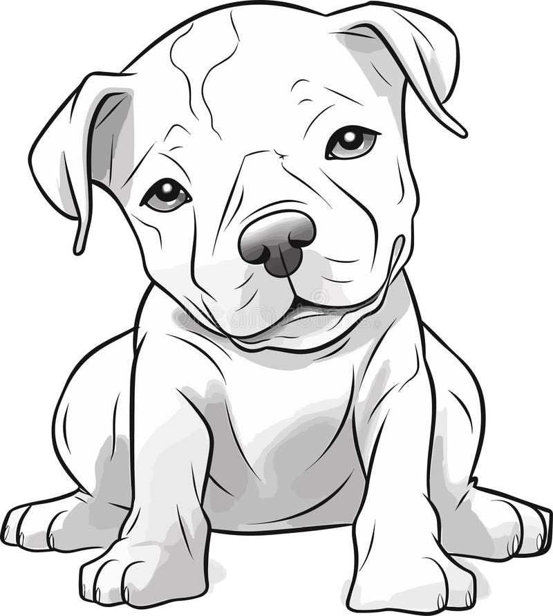 Dogs coloring pages stock illustrations â dogs coloring pages stock illustrations vectors clipart