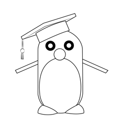 Penguin coloring pages for kids