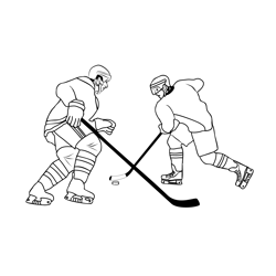 Nhl coloring page for kids