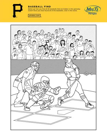 Pittsburgh pirates coloring pages word searches and more pirate coloring pages kids giveaway pirates