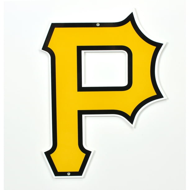 Pittsburgh pirates p lasercut steel logo sign